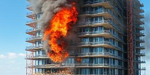 Na budowie condo wybuchł gaz