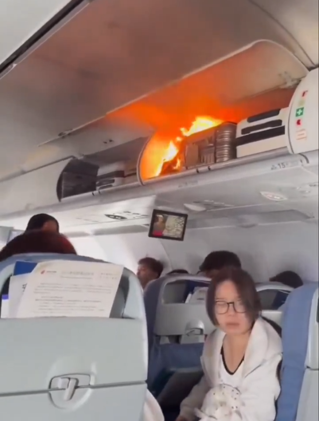 Power bank zapalił się w bagażu podręcznym