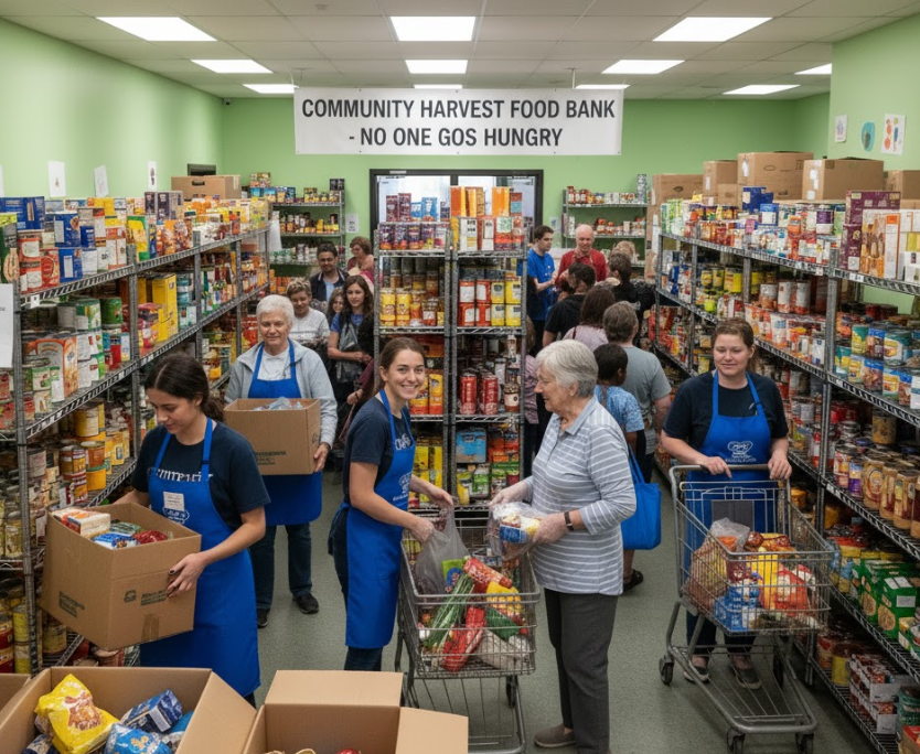 Osoby z pobytem czasowym napędzają wzrost liczby korzystających z banków żywności