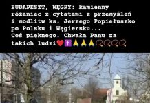 Legieć: Kamienny różaniec w Budapeszcie. Węgry i Polska — dwa kraje splecione modlitwą, pamięcią i historią.