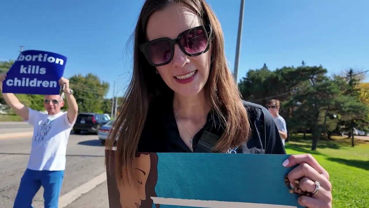 Łańcuch życia w Mississaudze przy parafii św. Maksymiliana Kolbego