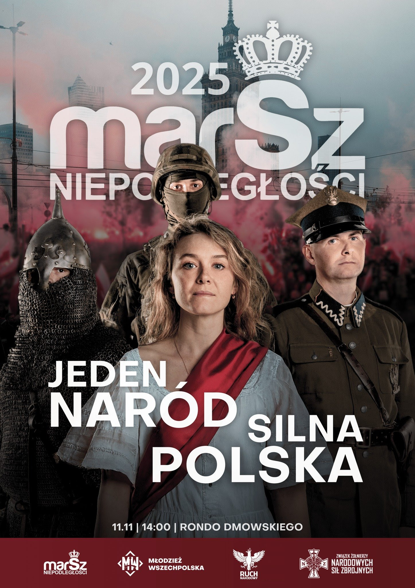 „Jeden Naród, silna Polska” – hasło tegorocznego Marszu Niepodległości