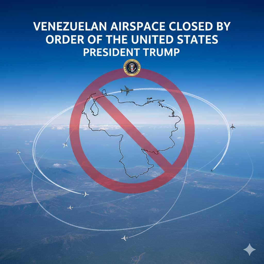 Trump zamknął przestrzeń powietrzną Wenezueli