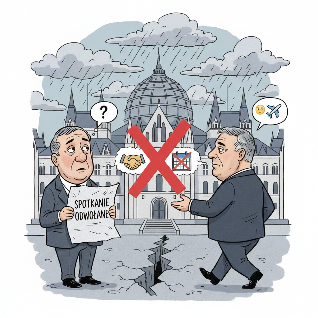 Wbrew interesom Polaków Nawrocki odwołał spotkanie z Orbanem