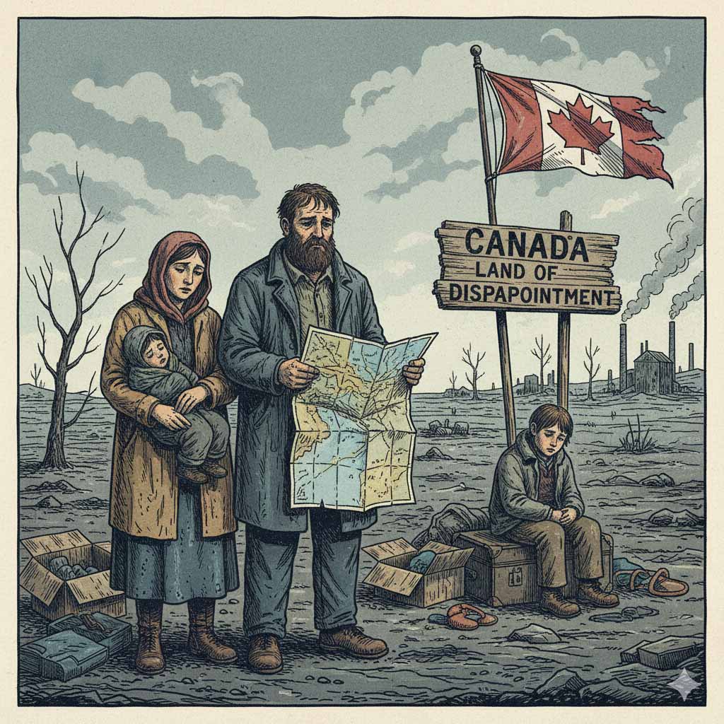 Zostaje biedota, wykształceni imigranci wyjeżdżają z Kanady