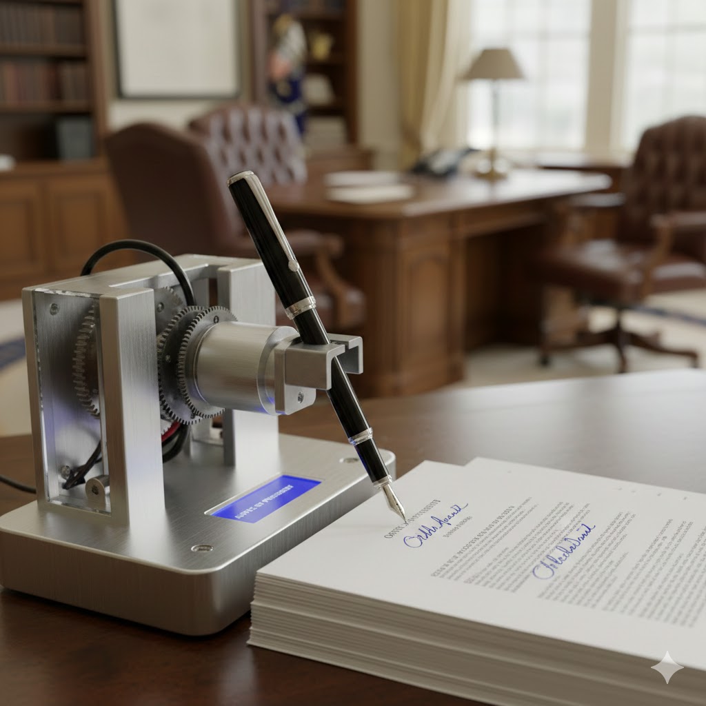 Trump unieważnił decyzje Bidena podpisywane autopenem