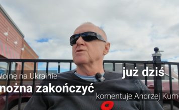 Wojnę na Ukrainie można zakończyć już dziś – mówi Andrzej Kumor