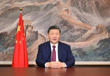 Prezydent Chin Xi Jinping na Nowy Rok, rozpoczęcia nowego planu 5-letniego