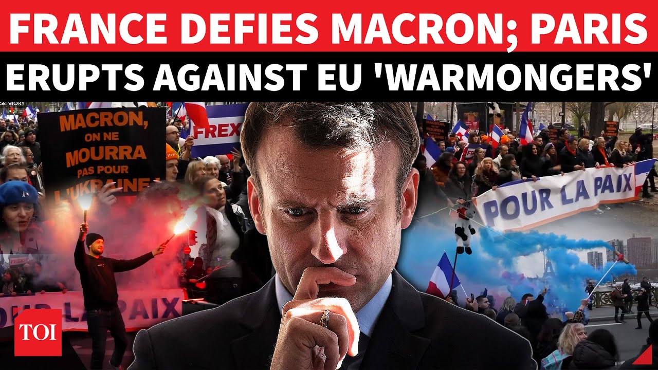 Masowa demonstracja pokojowa w Paryżu