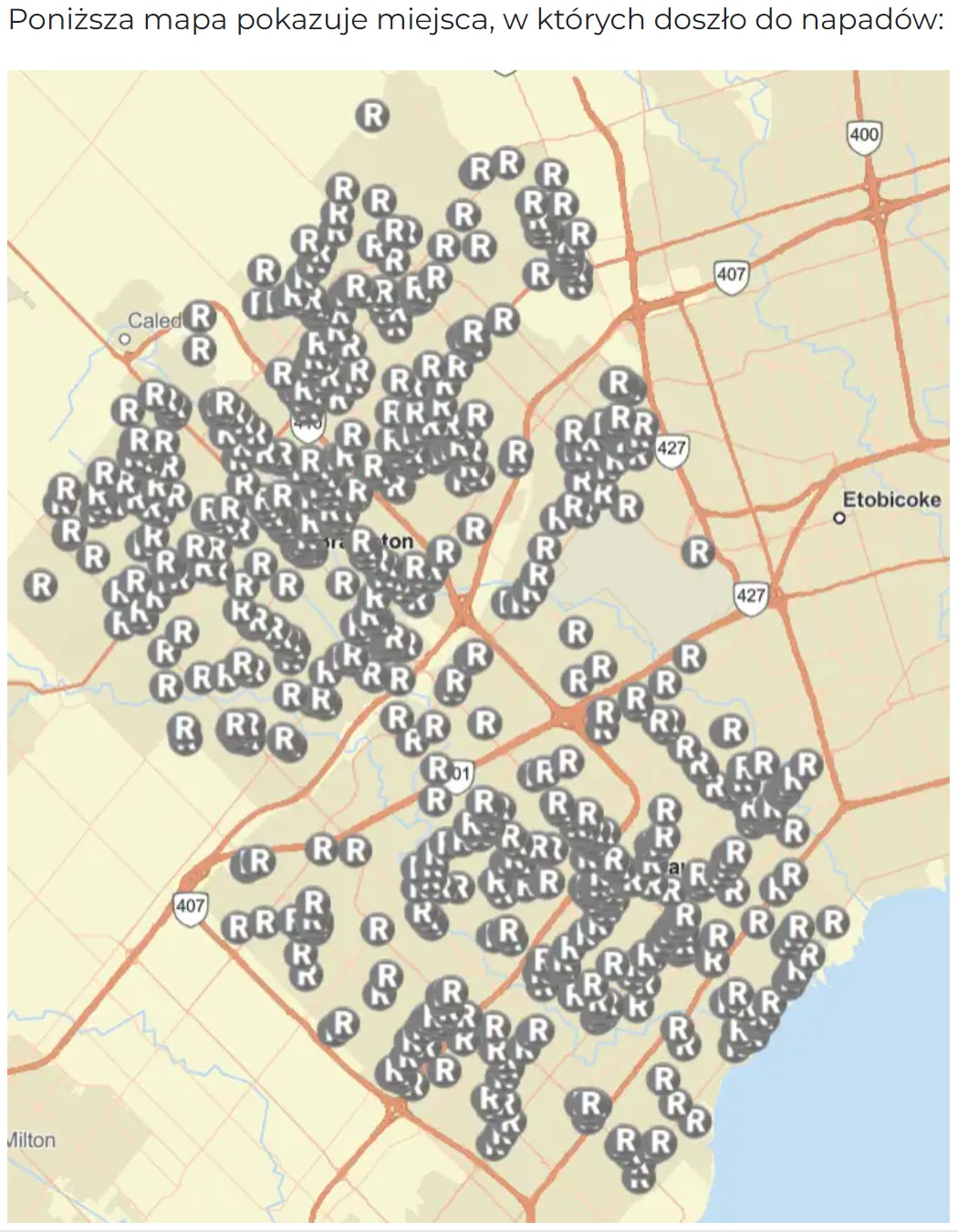 Mississauga miasto bandytów