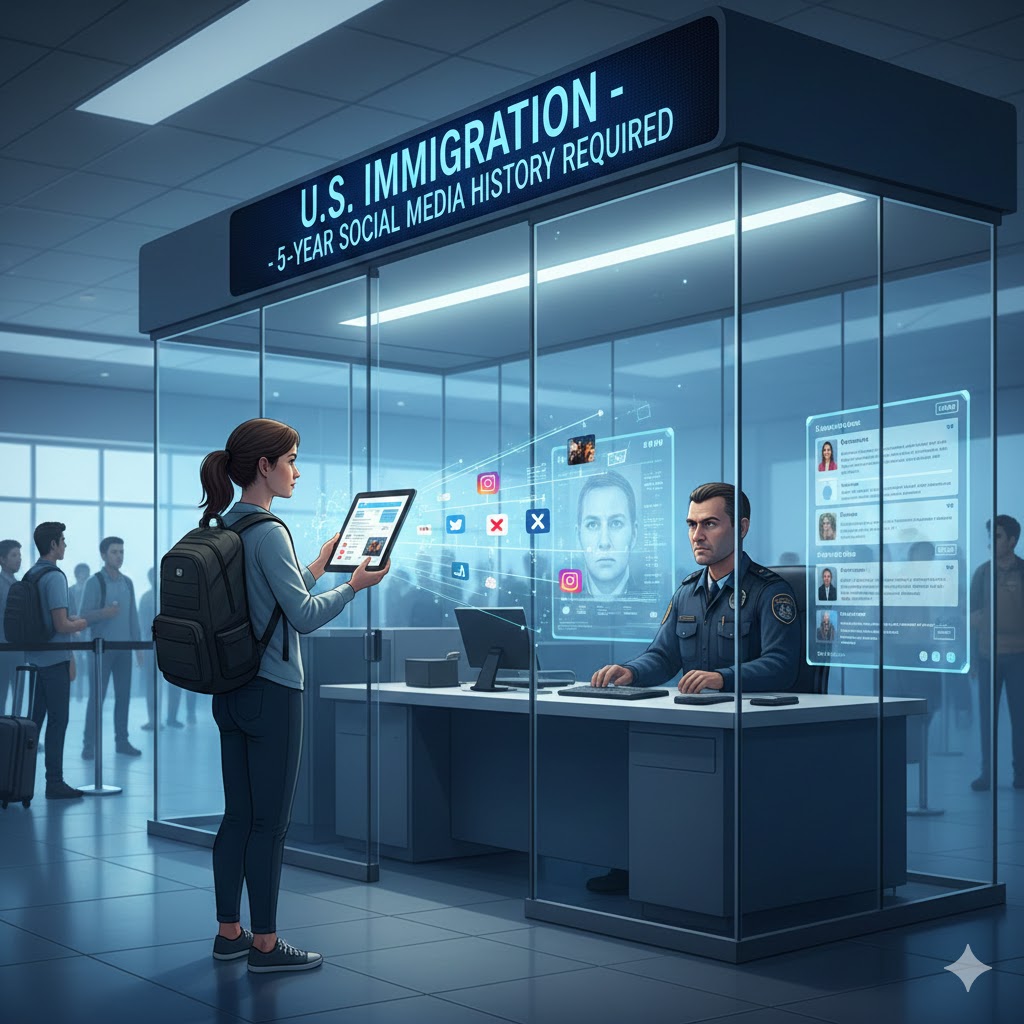 Wyspowiadaj się z facebooka na granicy USA