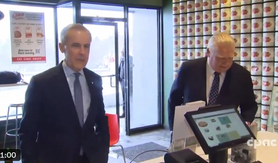 Carney spotkał się z Fordem