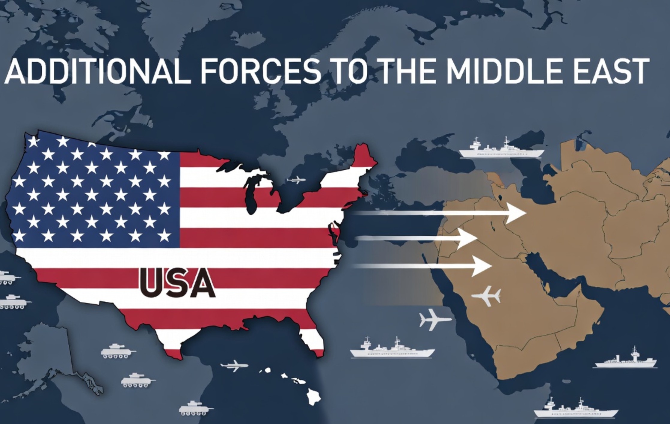 Stany Zjednoczone przemieszczają siły w rejon Bliskiego Wschodu