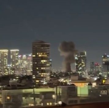 Irańskie uderzenia na Tel Awiw