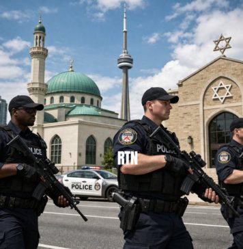 Torontońska policja z bronią długą na patrolach