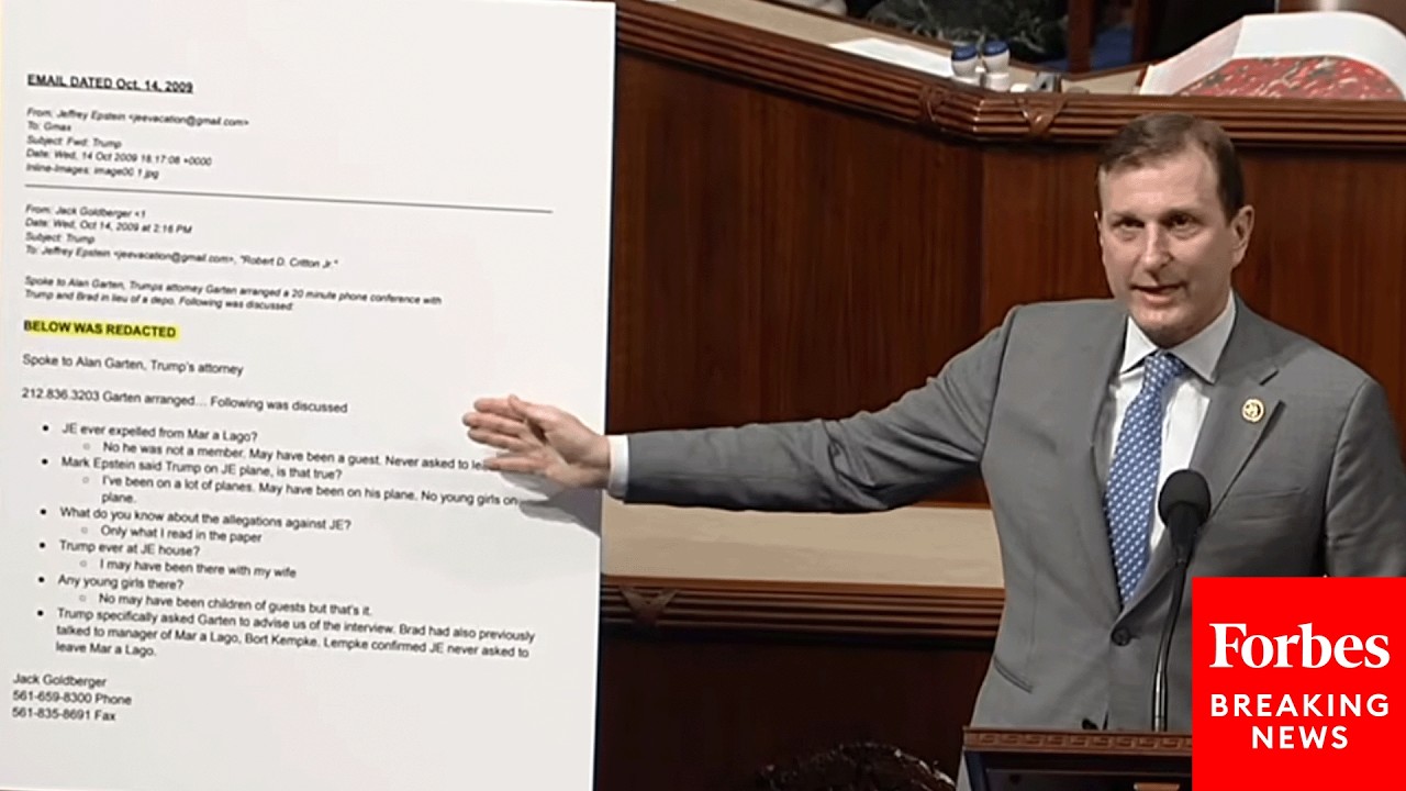 Demokraci zarzucają Trumpowi kłamstwa w sprawie Epsteina