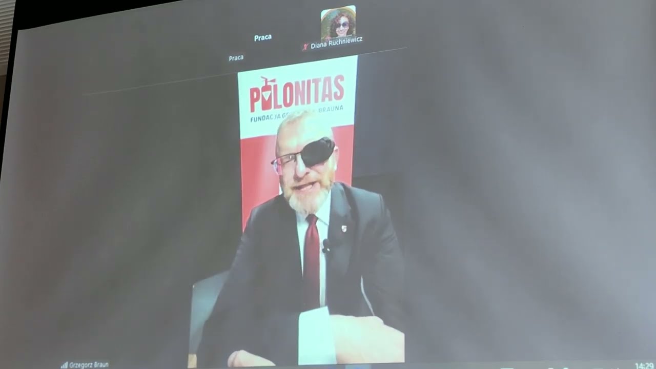 Przesłanie Grzegorza Brauna do sympatyków Korony Polskiej w Kanadzie