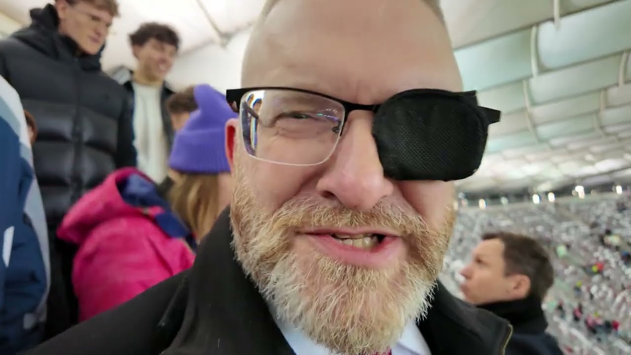 Grzegorz Braun, Stanisław Tymiński i Janusz Waluś na Stadionie Narodowym