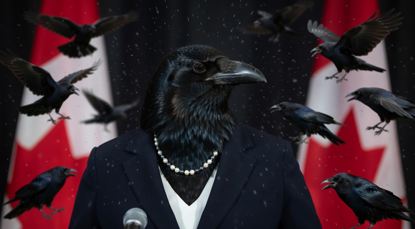 Gladu weszła między wrony musi krakać jak one