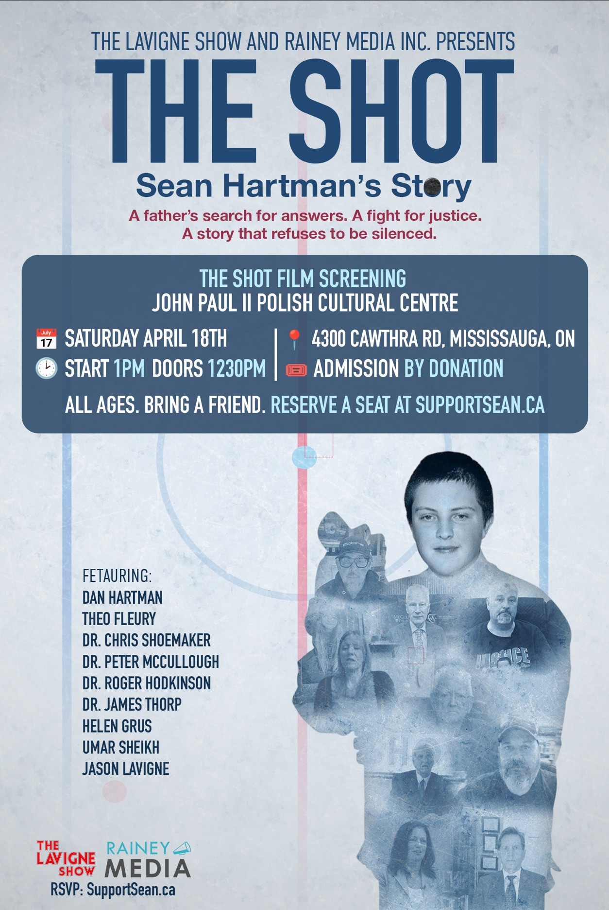 Pokaz filmu opisującego historię utraty syna przez rodzinę Hartmanów po przymusowej szczepionce na Covid.