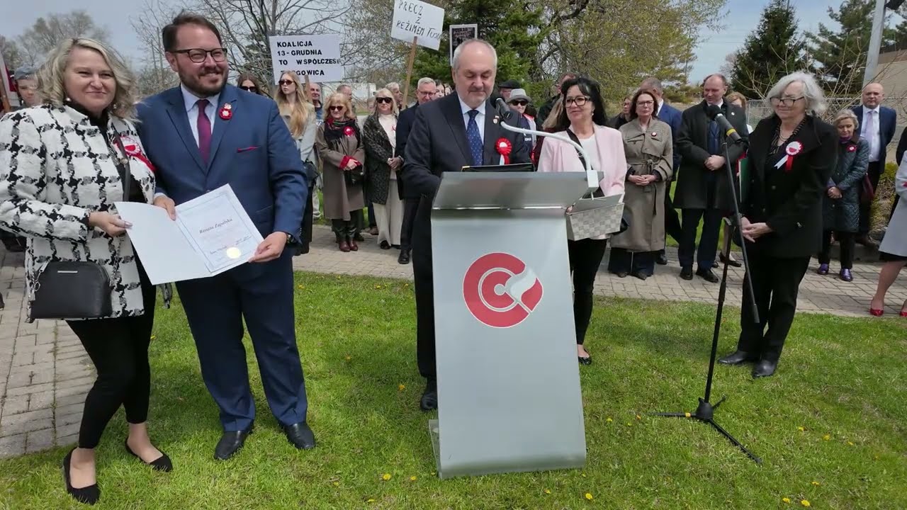 Protesty podczas wizyty Marszałek Senatu w Mississaudze