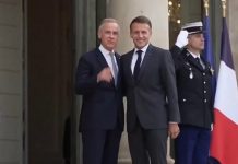 Macron ciepło przyjął Carneya