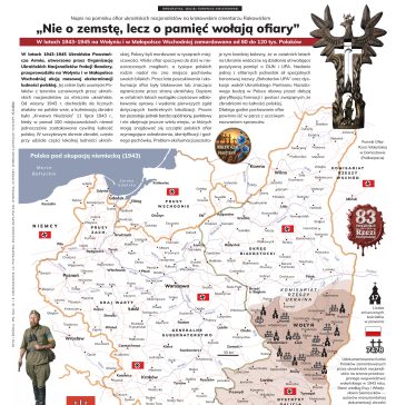 Infografika o Wołyniu autorstwa Macieja Turowicza-Kwiatkowskiego