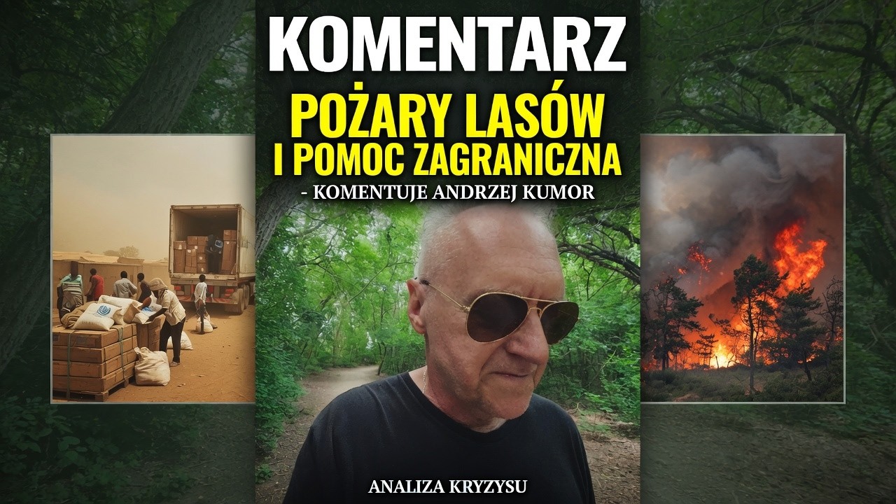 Pomoc zagraniczna i pożary lasów – komentuje Andrzej Kumor
