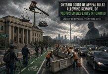 Sąd Apelacyjny Ontario zezwolił rządowi Forda na usunięcie chronionych pasów rowerowych w Toronto