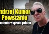 Andrzej Kumor o Powstaniu komentuje sprzed pałacu