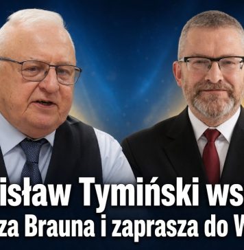 Stanisław Tymiński wspiera Grzegorza Brauna i zaprasza do Warszawy