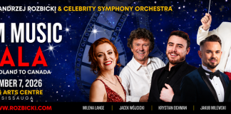 Film Music Gala – From Poland to Canada November 7, 2026 | Living Arts Centre | Mississauga