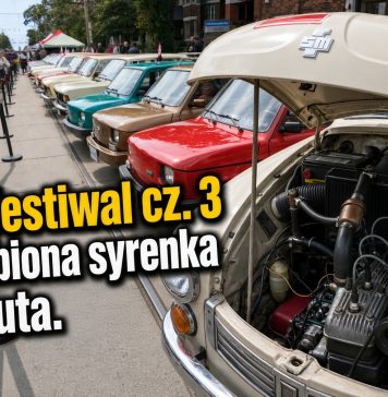 Polski festiwal cz. 3 – przerobiona syrenka i inne piękne auta.