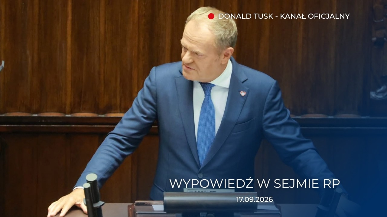 “Wojenne” przemówienie premiera Donalda Tuska w Sejmie