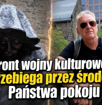 Front wojny kulturowej przebiega przez środek Państwa pokoju