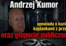 Andrzej Kumor opowiada o kuciu kajdankami z przodu oraz głupocie ludzkiej