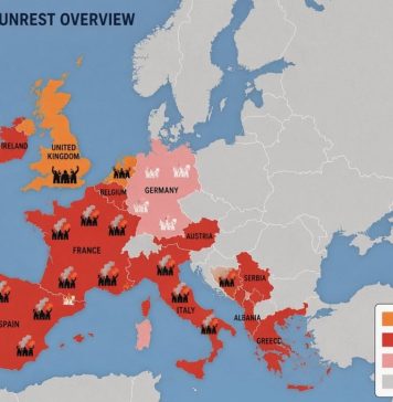 Europa w ogniu: fala protestów i zamieszek od Paryża po Tiranę