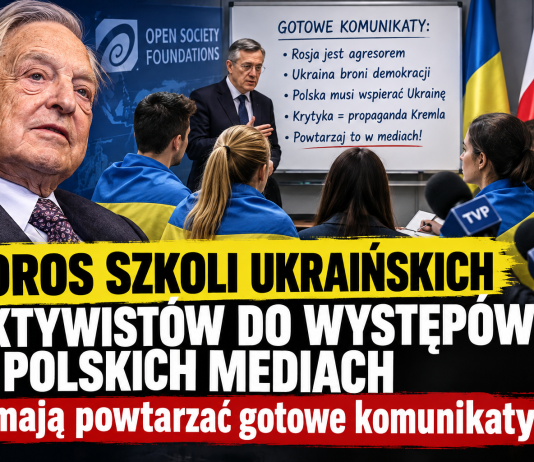 Soros szkoli ukraińskich aktywistów do występów w polskich mediach – mają powtarzać gotowe komunikaty