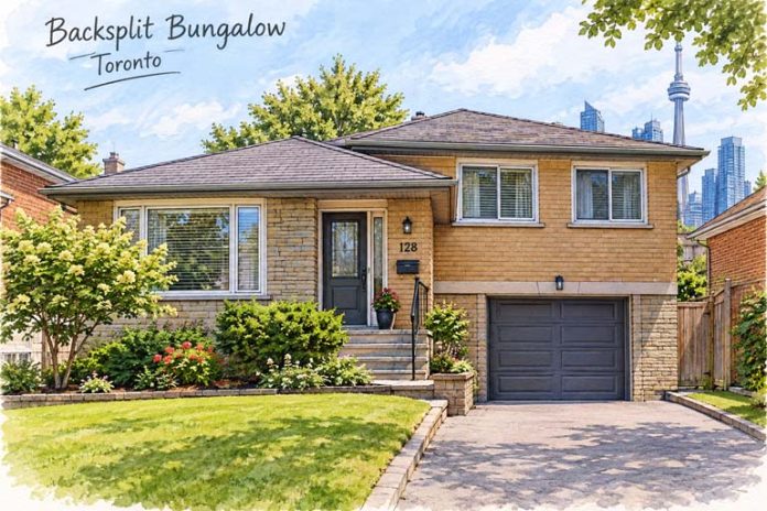 Toronto Backplit Bungalow with CN Tower