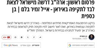 Maariv: USA doradzały Izraelowi samodzielne uderzenie na Iran