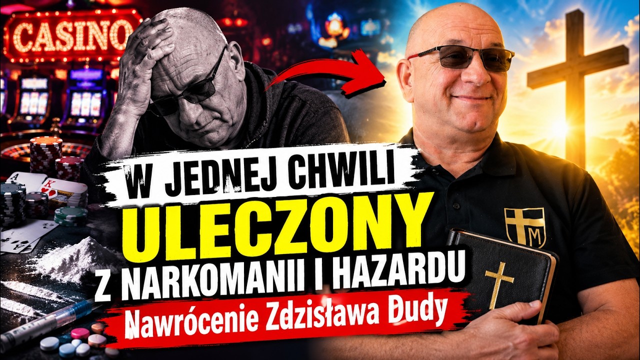 W jednej chwili uleczony z narkomanii i hazardu – nawrócenie Zdzisława Dudy