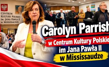 Carolyn Parrish w Centrum Kultury Polskiej im Jana Pawła II w Mississaudze – polskie napisy