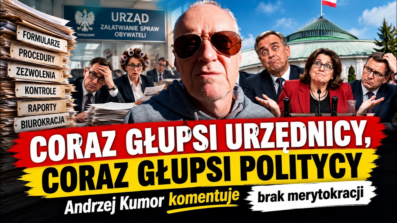 Coraz głupsi urzędnicy, coraz głupsi politycy Andrzej Kumor komentuje brak merytokracji