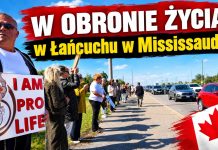 W obronie życia – ludzki łańcuch w Mississaudze