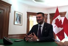 Konferencja prasowa ministra ds kombatantów Lecha Parella na temat uprawnień osób represjonowanych