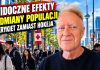 Widoczne efekty podmiany populacji
