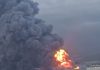 NATO wciąganie w wojnę. Płonie terminal naftowy w St Petersburgu, a pytania o przestrzeń powietrzną NATO pozostają bez odpowiedzi