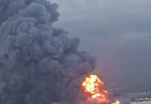 NATO wciąganie w wojnę. Płonie terminal naftowy w St Petersburgu, a pytania o przestrzeń powietrzną NATO pozostają bez odpowiedzi